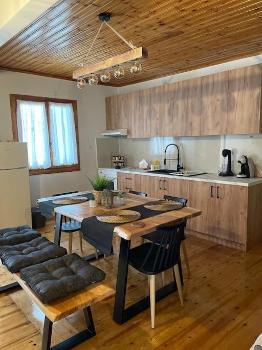 Ferienwohnung Politis' Wooden House Vasilikí Exterior foto